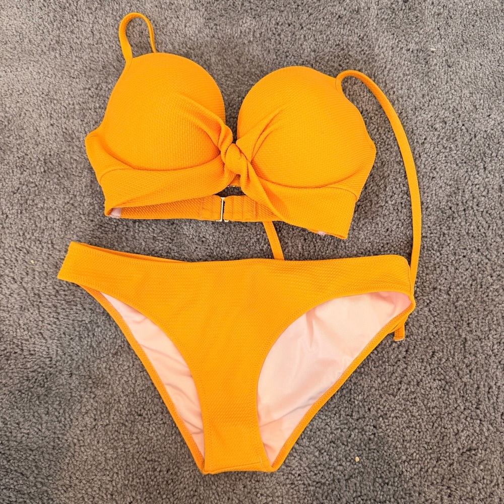 Vibrant Yellow Bikini Set medium